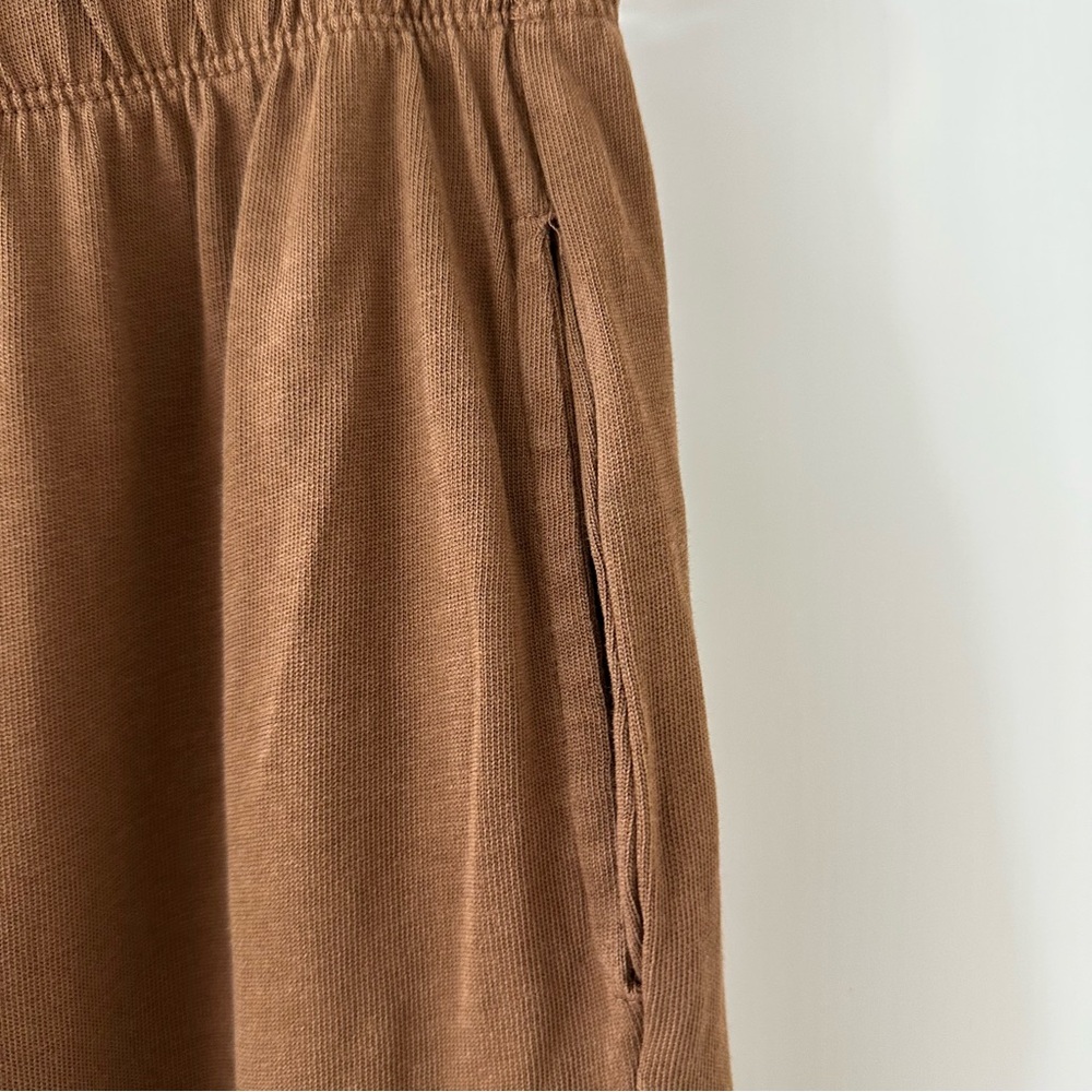 Zara Girl’s Tan Wide-Leg Elastic Waistband Pants, Size 13-14 - Picture 3 of 7